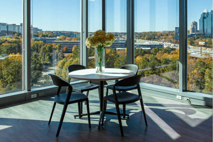 Atlanta office table area